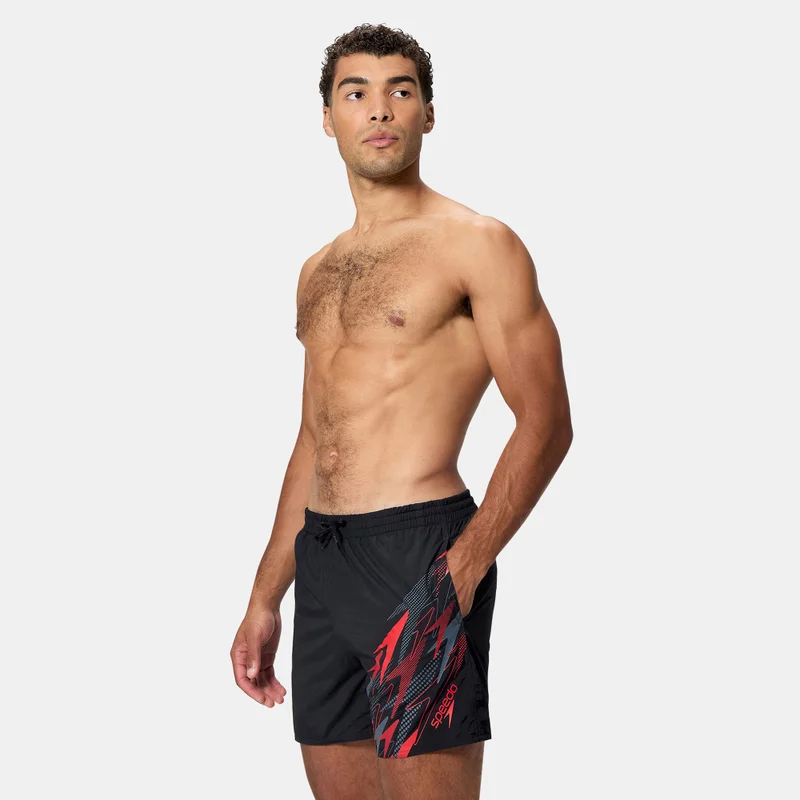 speedo Black Men's Medley Logo Swimming Shorts for Men | Best Price UAE